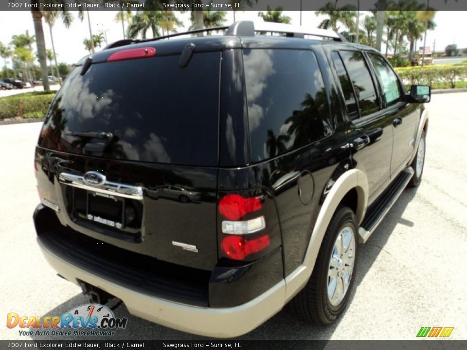 2007 Ford Explorer Eddie Bauer Black / Camel Photo #6