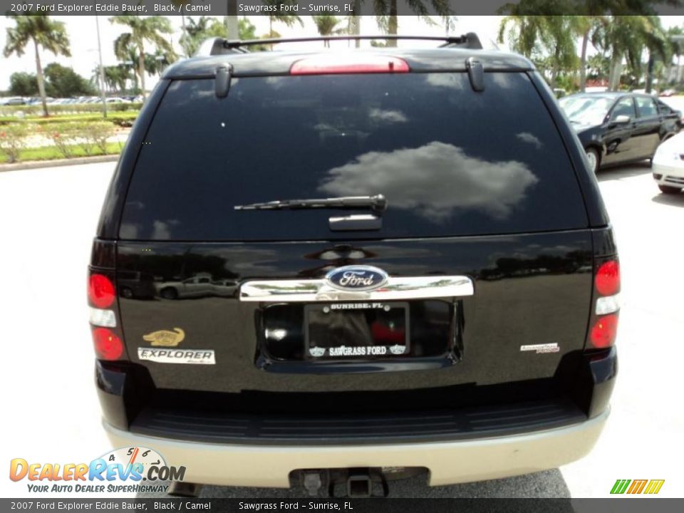 2007 Ford Explorer Eddie Bauer Black / Camel Photo #7