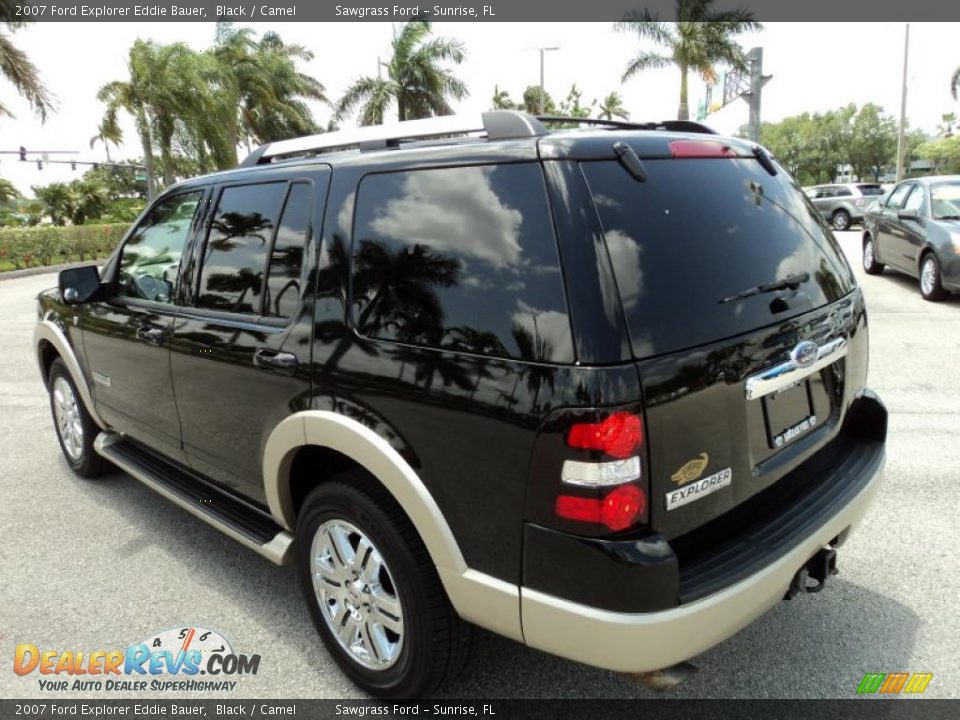 2007 Ford Explorer Eddie Bauer Black / Camel Photo #9