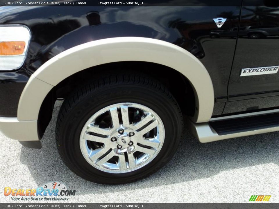 2007 Ford Explorer Eddie Bauer Black / Camel Photo #12