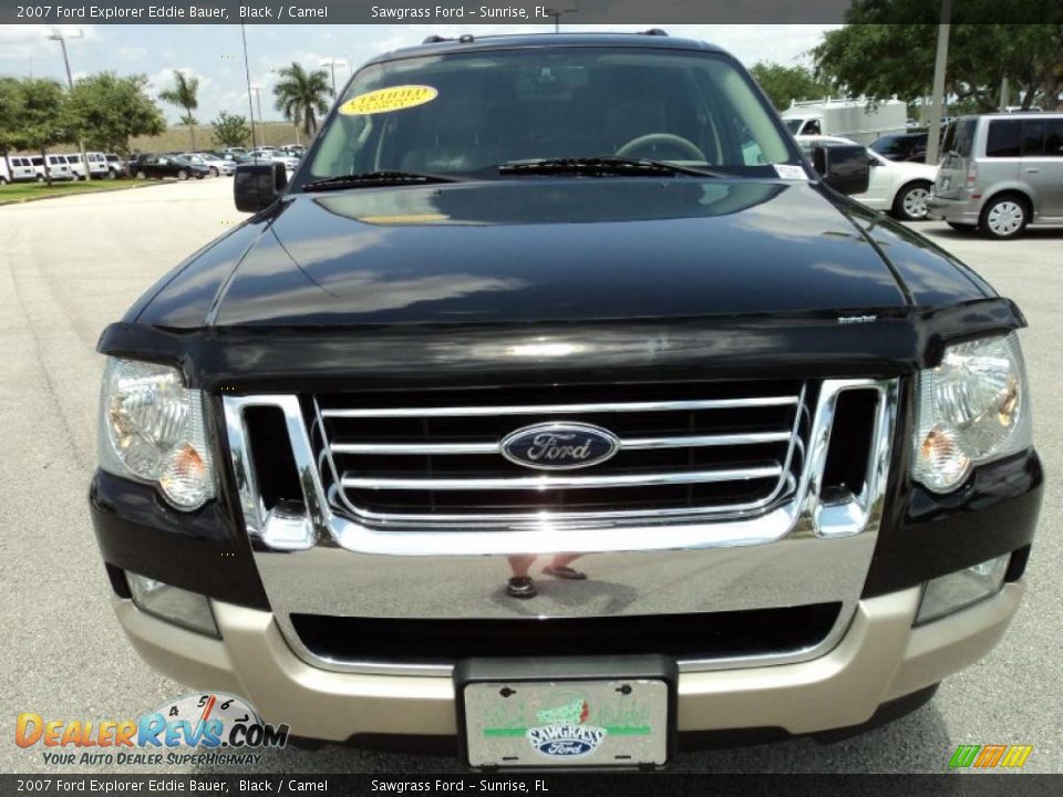 2007 Ford Explorer Eddie Bauer Black / Camel Photo #15