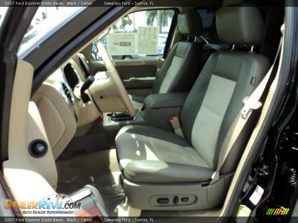 2007 Ford Explorer Eddie Bauer Black / Camel Photo #18