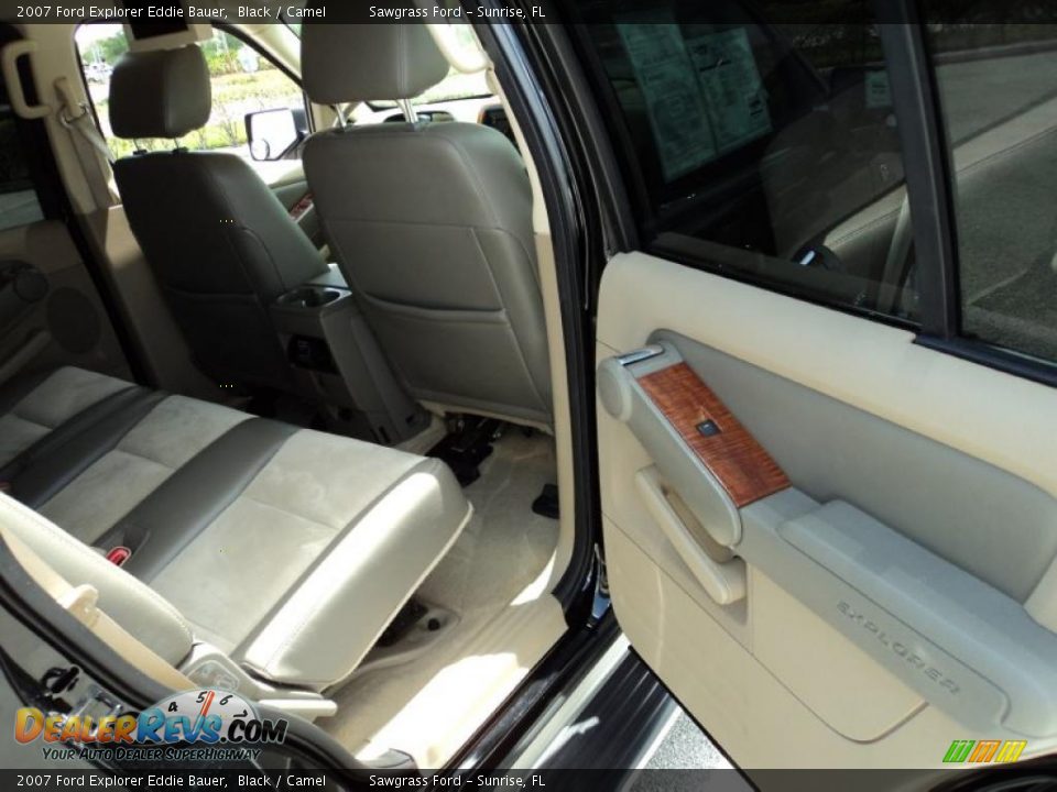 2007 Ford Explorer Eddie Bauer Black / Camel Photo #21