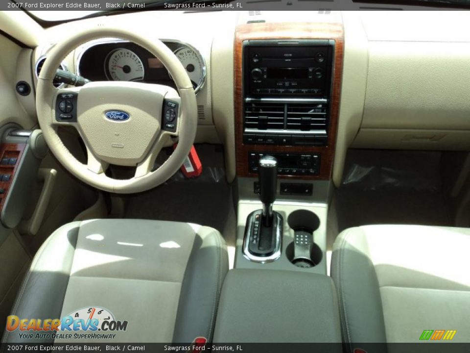 2007 Ford Explorer Eddie Bauer Black / Camel Photo #25