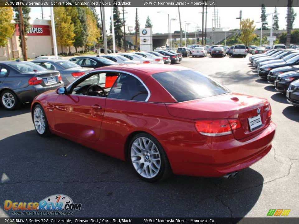 Crimson Red 2008 BMW 3 Series 328i Convertible Photo #10