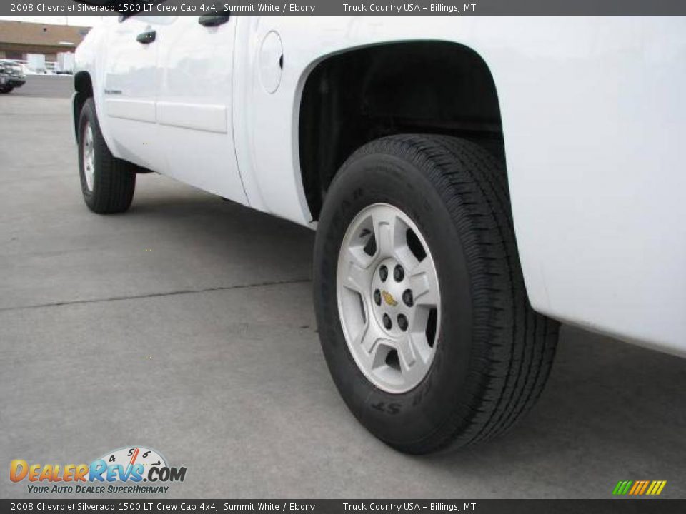 2008 Chevrolet Silverado 1500 LT Crew Cab 4x4 Summit White / Ebony Photo #7