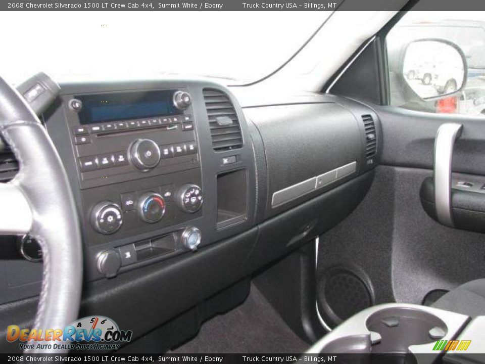 2008 Chevrolet Silverado 1500 LT Crew Cab 4x4 Summit White / Ebony Photo #12