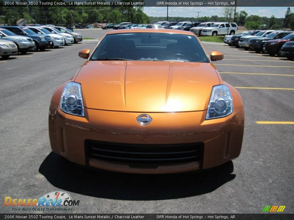 2006 Nissan 350Z Touring Coupe Le Mans Sunset Metallic / Charcoal Leather Photo #8