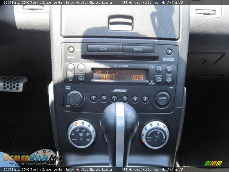2006 Nissan 350Z Touring Coupe Le Mans Sunset Metallic / Charcoal Leather Photo #17