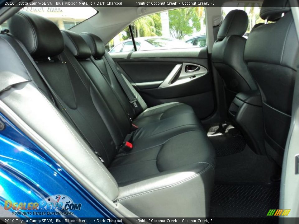 2010 Toyota Camry SE V6 Blue Ribbon Metallic / Dark Charcoal Photo #22