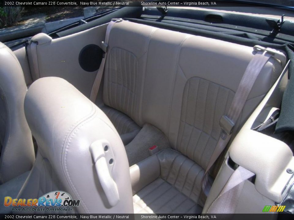 2002 Chevrolet Camaro Z28 Convertible Navy Blue Metallic / Neutral Photo #9