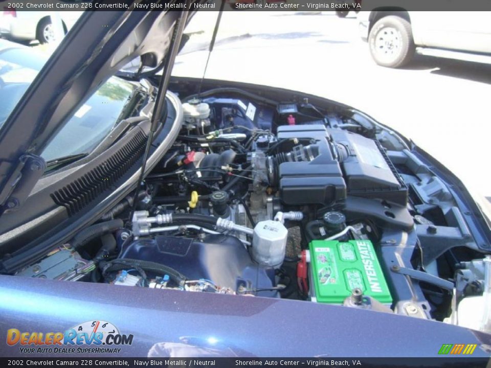 2002 Chevrolet Camaro Z28 Convertible 5.7 Liter OHV 16-Valve LS1 V8 Engine Photo #12