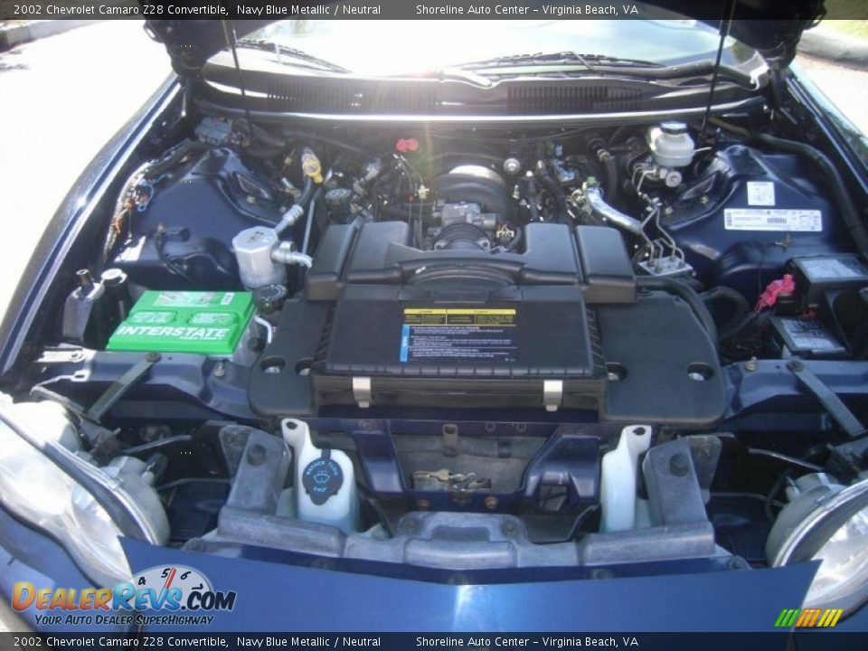 2002 Chevrolet Camaro Z28 Convertible 5.7 Liter OHV 16-Valve LS1 V8 Engine Photo #13