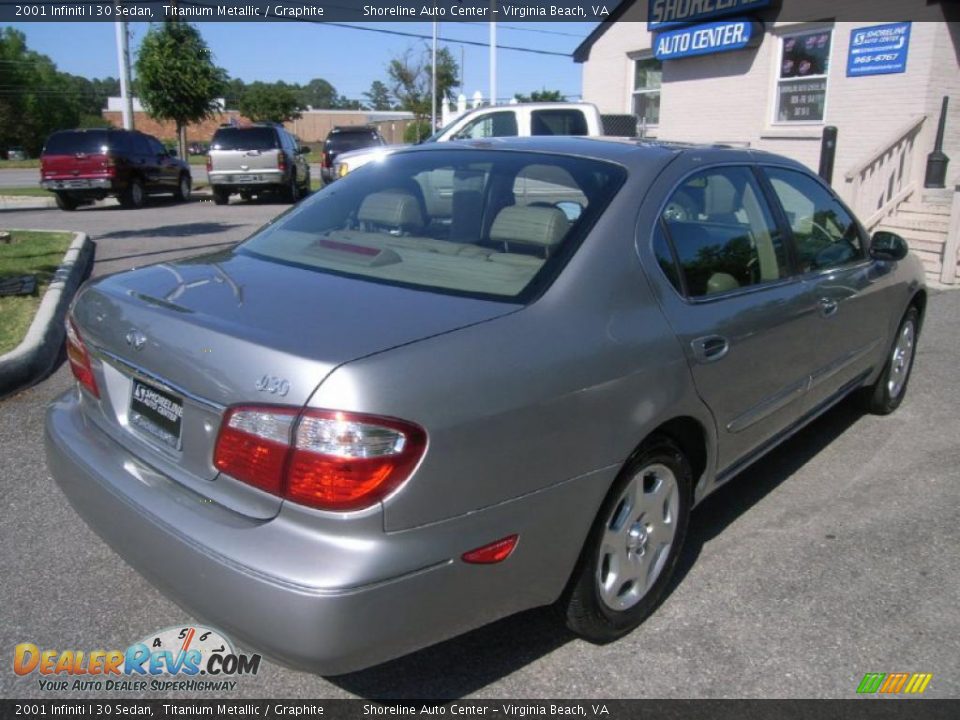 2001 Infiniti I 30 Sedan Titanium Metallic / Graphite Photo #5