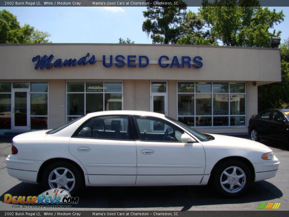 2002 Buick Regal LS White / Medium Gray Photo #1