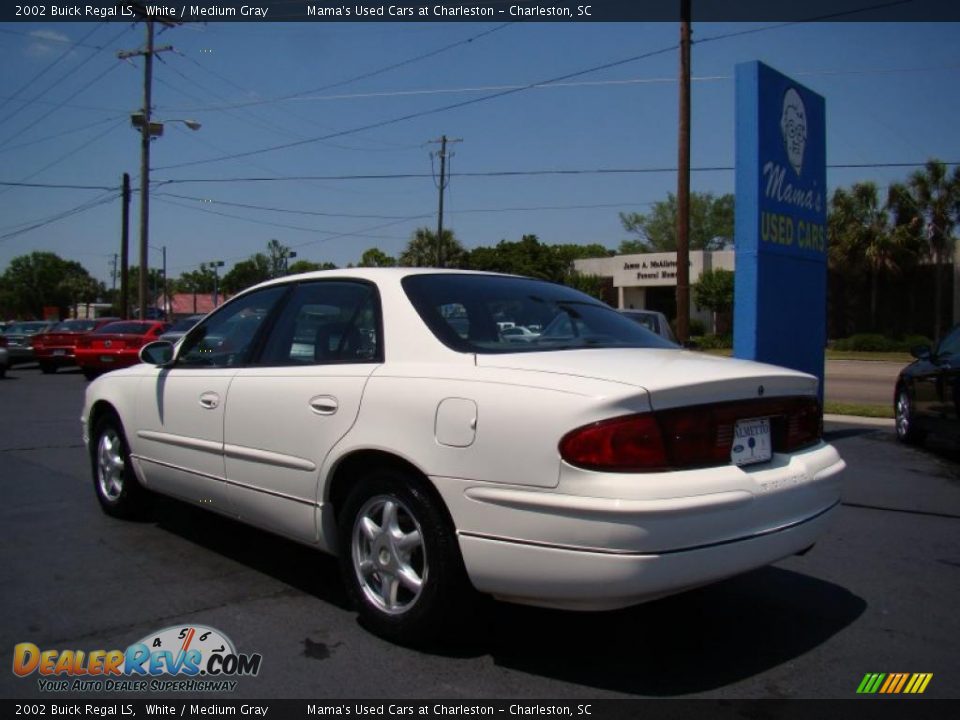 2002 Buick Regal LS White / Medium Gray Photo #6