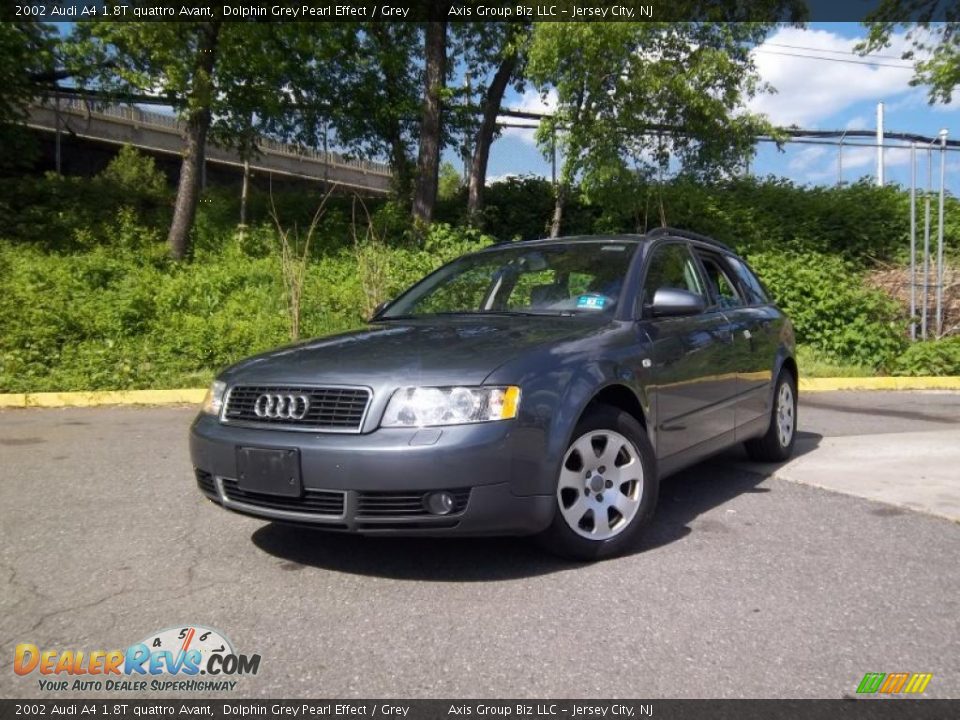 2002 Audi A4 1.8T quattro Avant Dolphin Grey Pearl Effect / Grey Photo #1