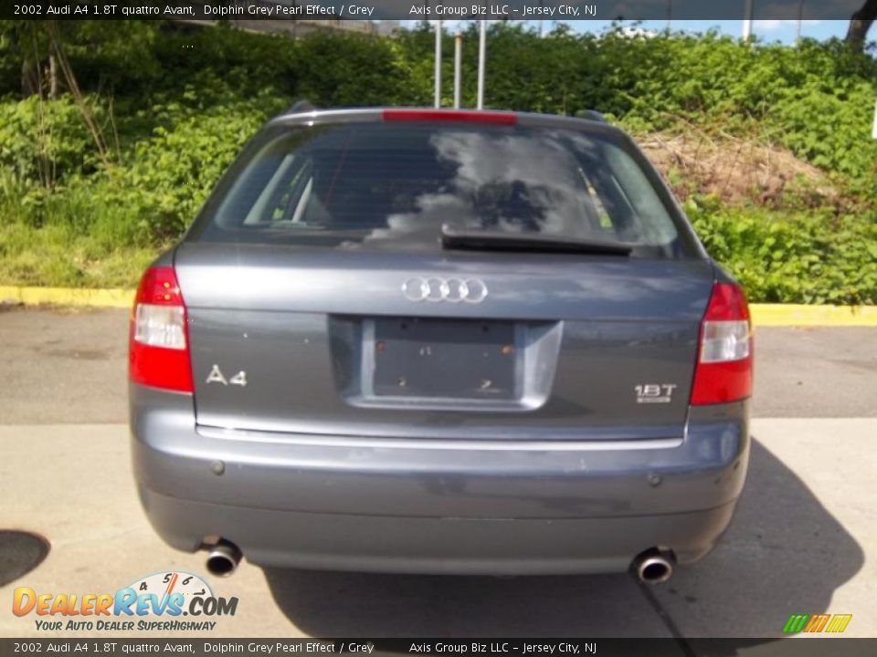 2002 Audi A4 1.8T quattro Avant Dolphin Grey Pearl Effect / Grey Photo #4
