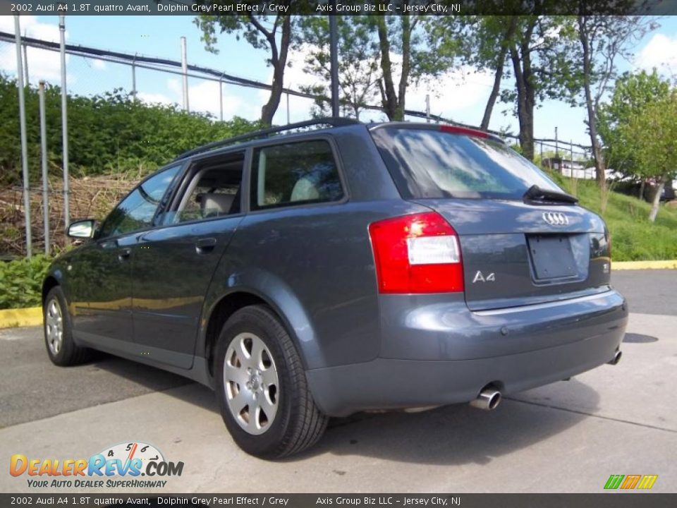2002 Audi A4 1.8T quattro Avant Dolphin Grey Pearl Effect / Grey Photo #5