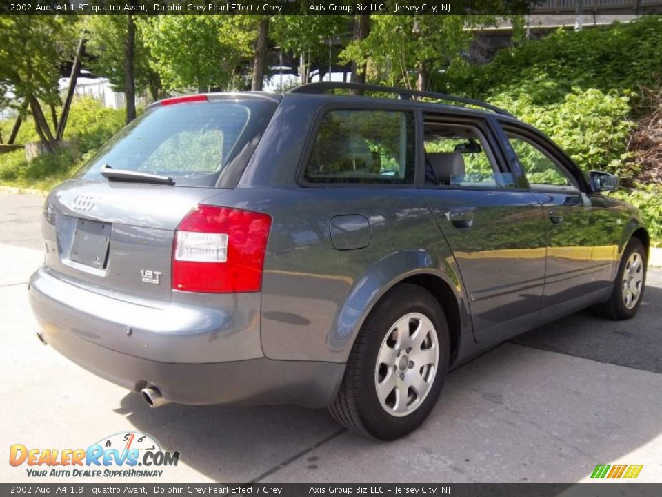 2002 Audi A4 1.8T quattro Avant Dolphin Grey Pearl Effect / Grey Photo #6