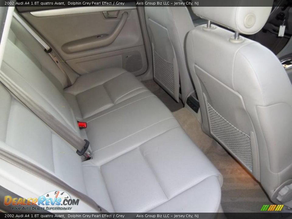 2002 Audi A4 1.8T quattro Avant Dolphin Grey Pearl Effect / Grey Photo #14