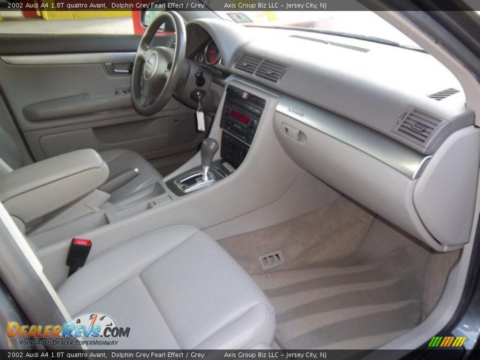 2002 Audi A4 1.8T quattro Avant Dolphin Grey Pearl Effect / Grey Photo #16