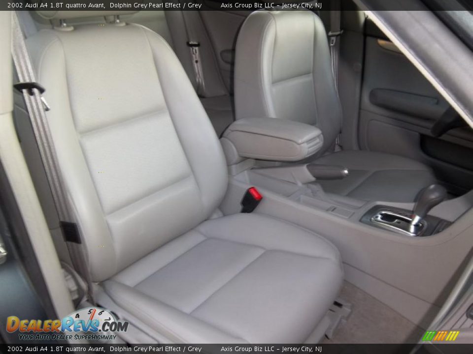 2002 Audi A4 1.8T quattro Avant Dolphin Grey Pearl Effect / Grey Photo #17