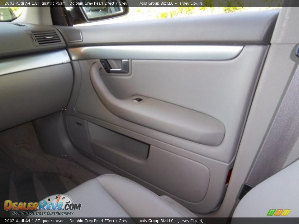 2002 Audi A4 1.8T quattro Avant Dolphin Grey Pearl Effect / Grey Photo #21