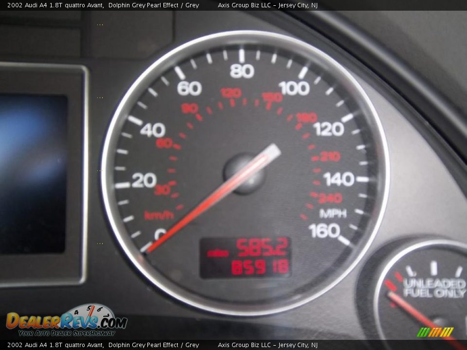 2002 Audi A4 1.8T quattro Avant Dolphin Grey Pearl Effect / Grey Photo #26