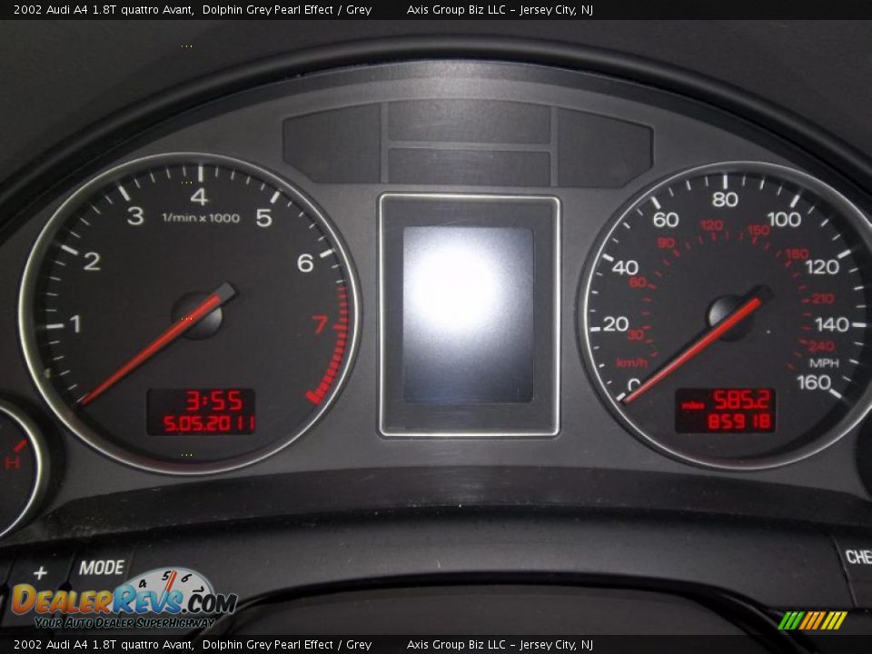 2002 Audi A4 1.8T quattro Avant Gauges Photo #27