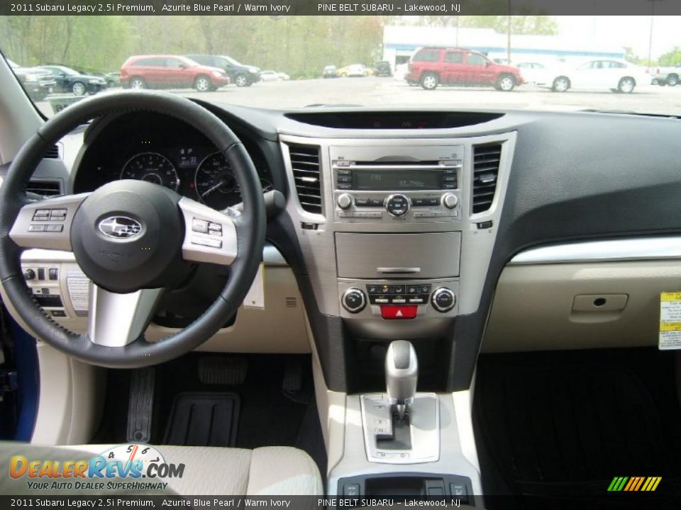 Dashboard of 2011 Subaru Legacy 2.5i Premium Photo #12