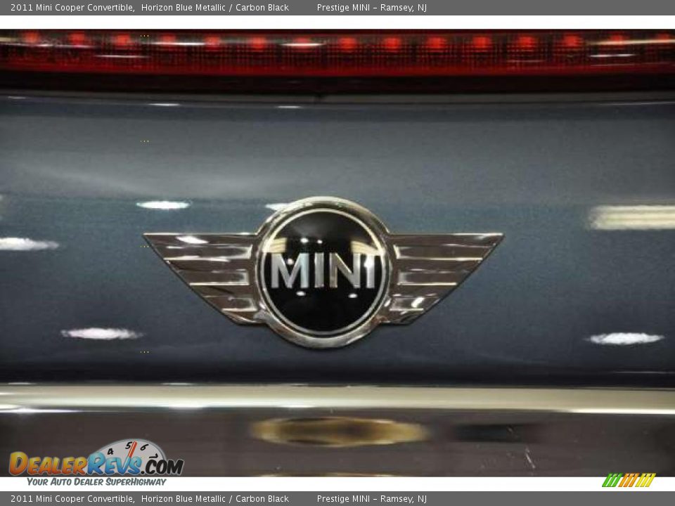 2011 Mini Cooper Convertible Horizon Blue Metallic / Carbon Black Photo #4