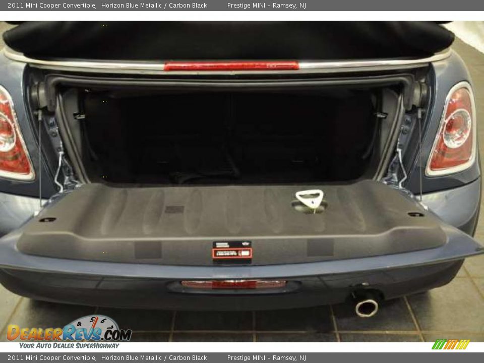 2011 Mini Cooper Convertible Horizon Blue Metallic / Carbon Black Photo #6