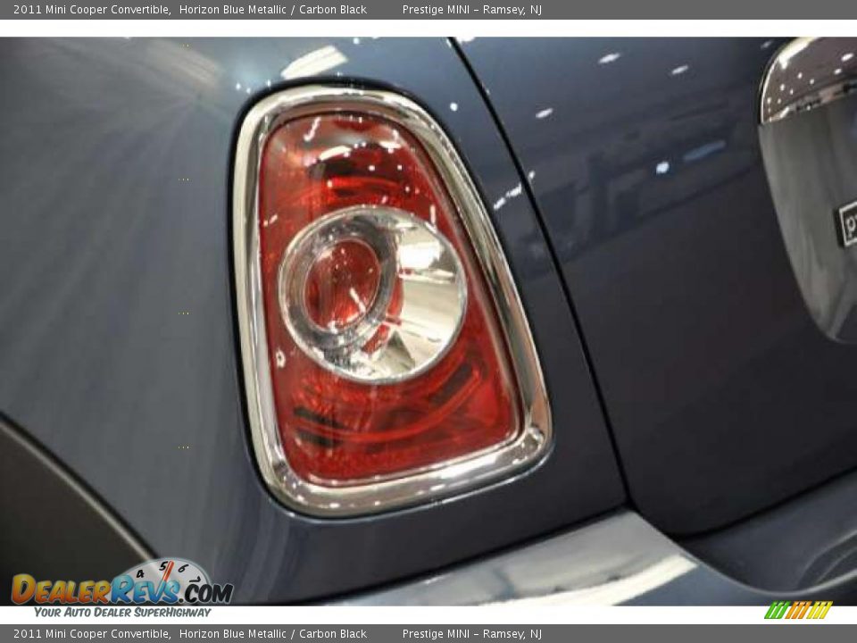 2011 Mini Cooper Convertible Horizon Blue Metallic / Carbon Black Photo #8