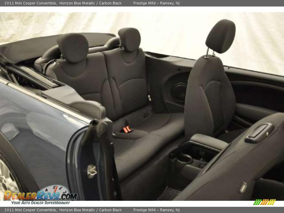 2011 Mini Cooper Convertible Horizon Blue Metallic / Carbon Black Photo #12