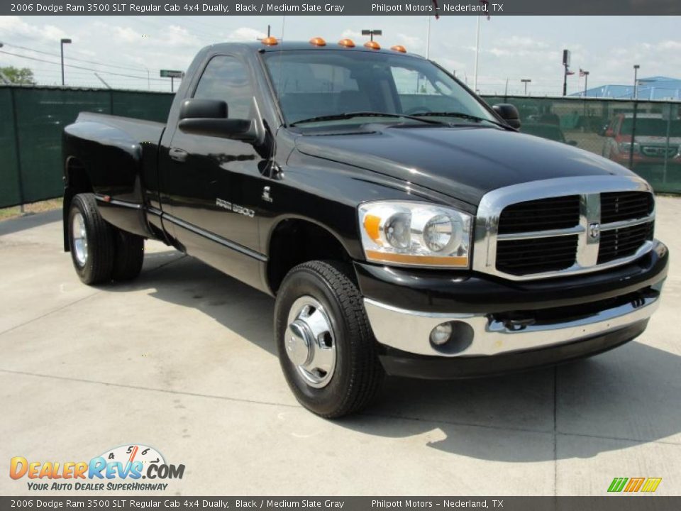 Front 3/4 View of 2006 Dodge Ram 3500 SLT Regular Cab 4x4 Dually Photo #1