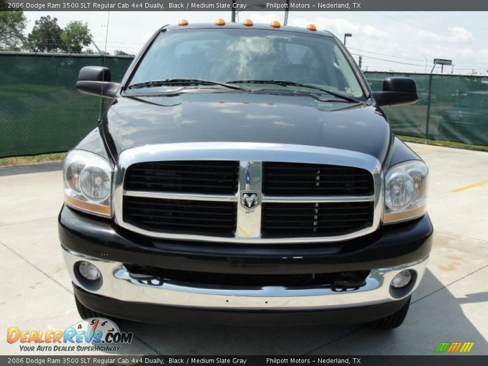 Black 2006 Dodge Ram 3500 SLT Regular Cab 4x4 Dually Photo #8