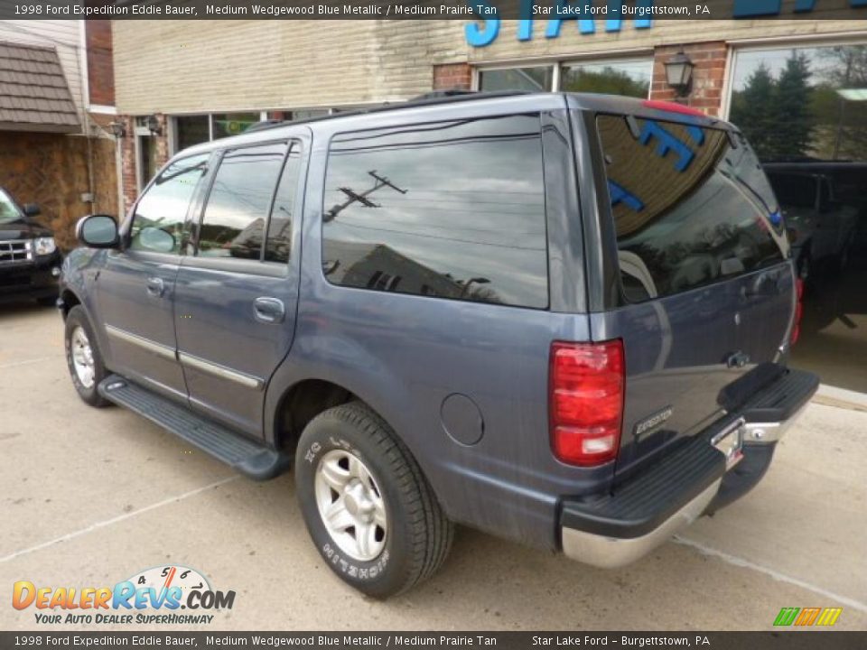 1998 Ford Expedition Eddie Bauer Medium Wedgewood Blue Metallic / Medium Prairie Tan Photo #2
