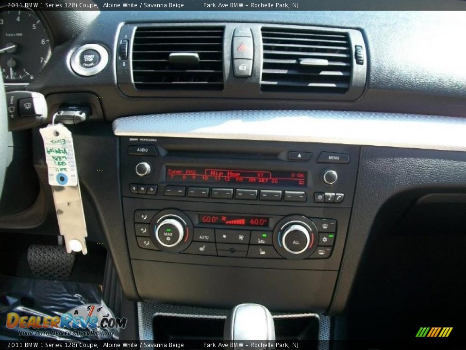 2011 BMW 1 Series 128i Coupe Alpine White / Savanna Beige Photo #18