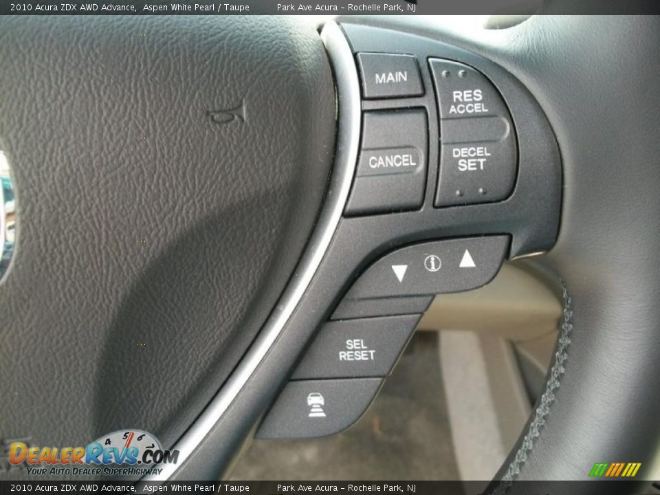 Controls of 2010 Acura ZDX AWD Advance Photo #16