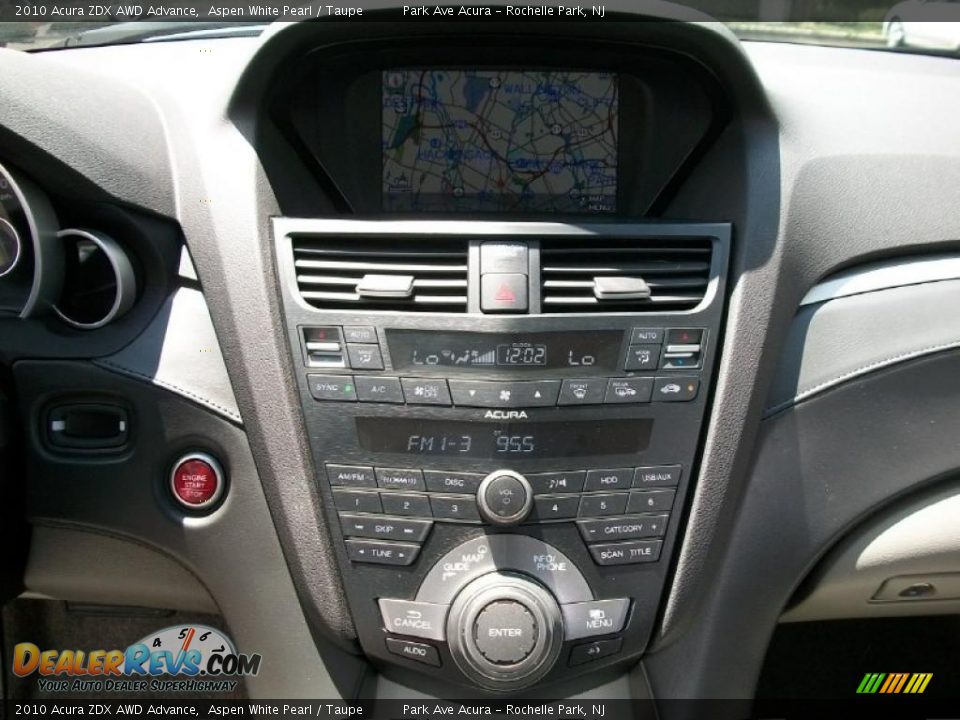 Controls of 2010 Acura ZDX AWD Advance Photo #18