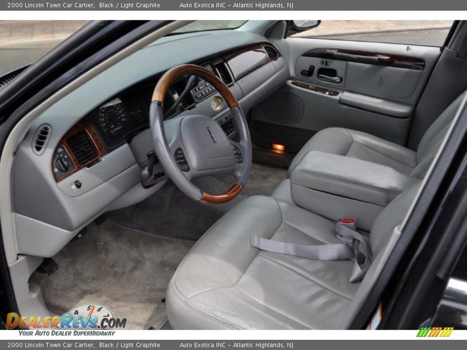 Light Graphite Interior - 2000 Lincoln Town Car Cartier Photo #6