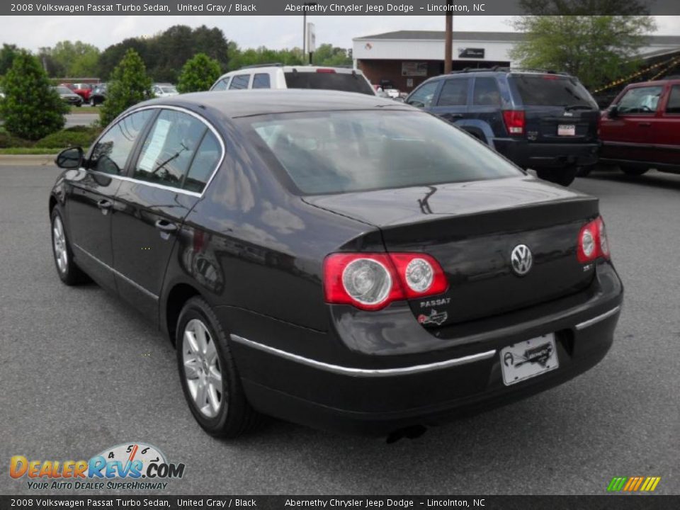 2008 Volkswagen Passat Turbo Sedan United Gray / Black Photo #2