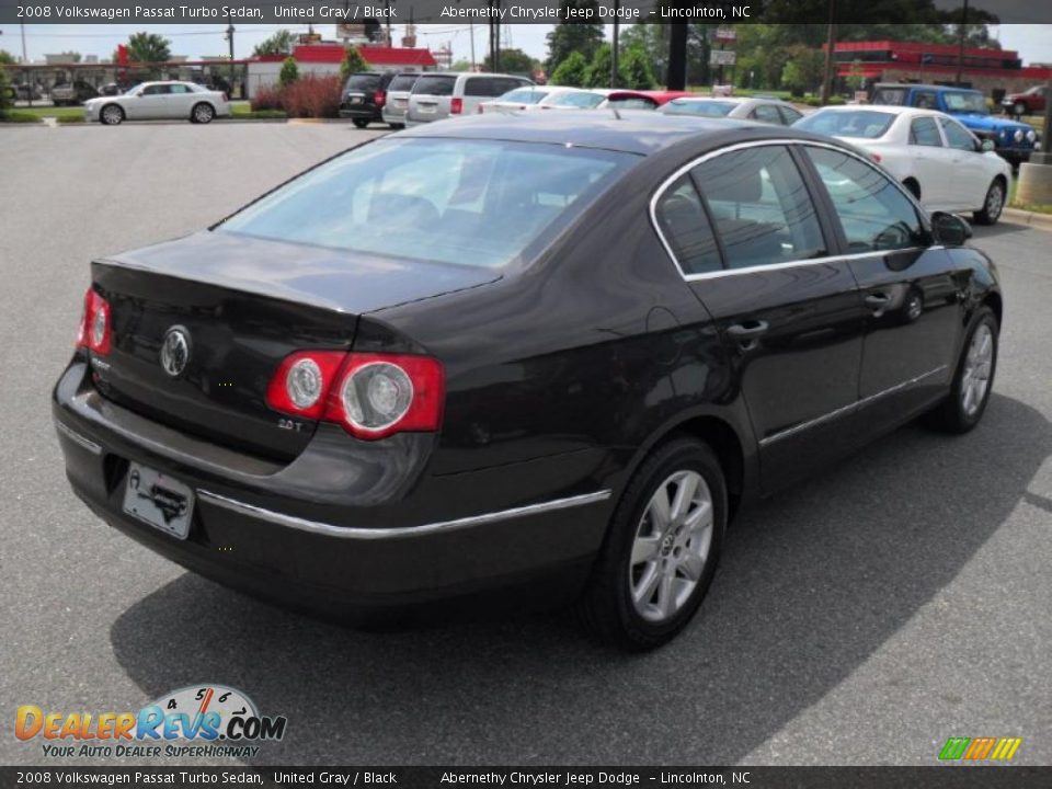 2008 Volkswagen Passat Turbo Sedan United Gray / Black Photo #4