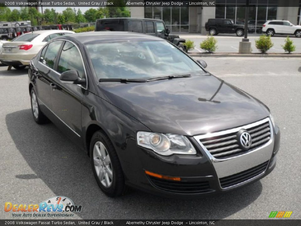 2008 Volkswagen Passat Turbo Sedan United Gray / Black Photo #5