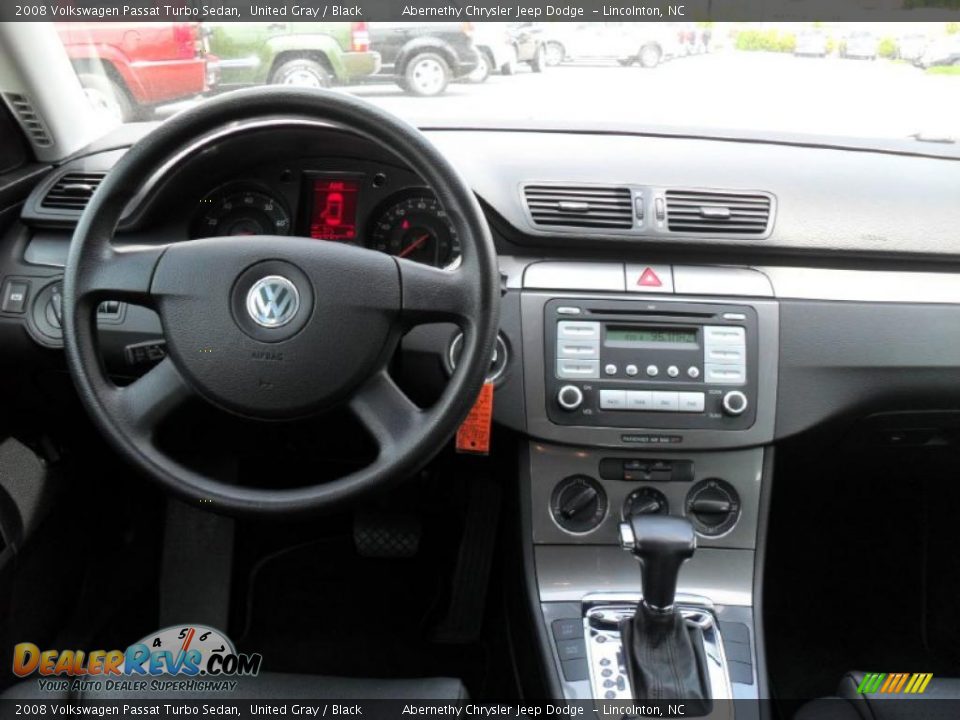 2008 Volkswagen Passat Turbo Sedan United Gray / Black Photo #14
