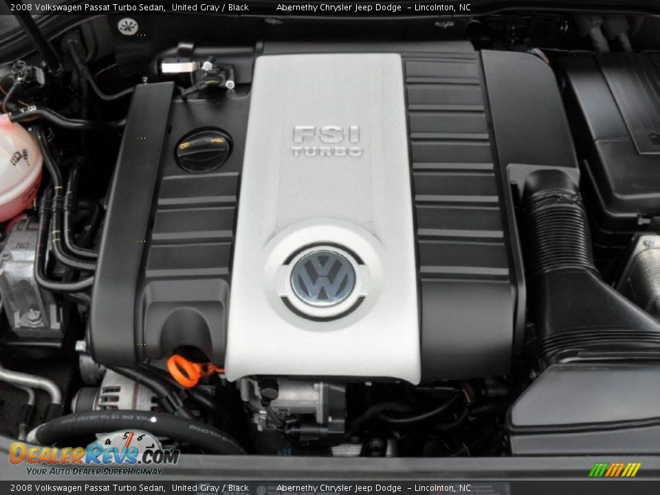 2008 Volkswagen Passat Turbo Sedan United Gray / Black Photo #23