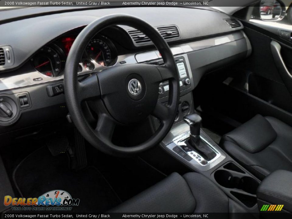 2008 Volkswagen Passat Turbo Sedan United Gray / Black Photo #24