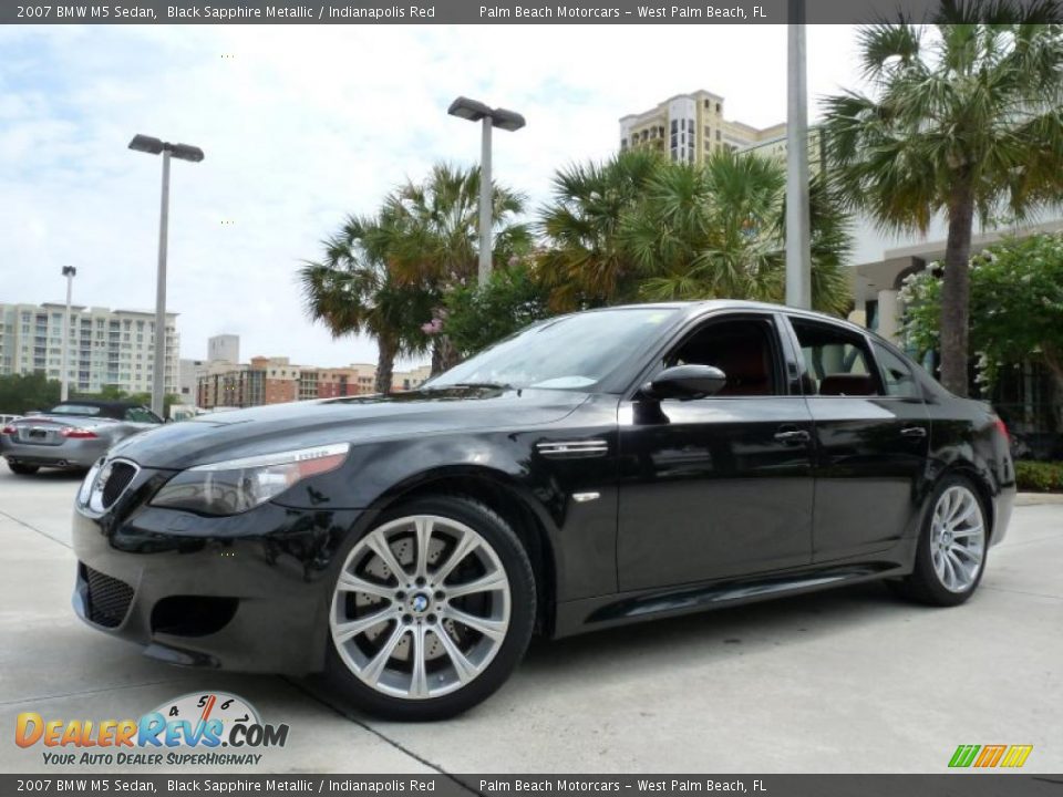 Black Sapphire Metallic 2007 BMW M5 Sedan Photo #1