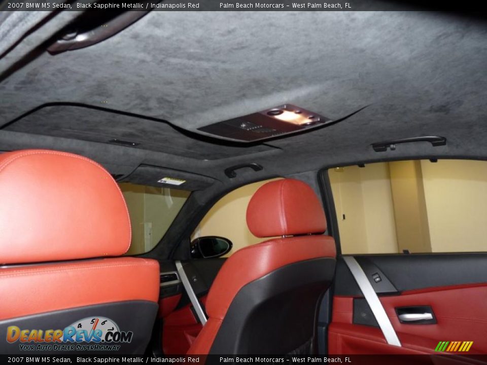 Indianapolis Red Interior - 2007 BMW M5 Sedan Photo #17